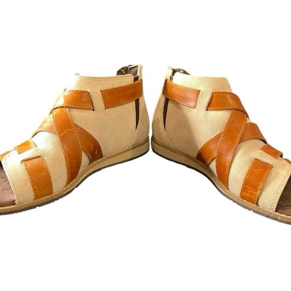 CATERPILLAR CAT Sunswept Gladiator Sandals Womens 5 Tan Gorpcore Utility Outdoor - Picture 2 of 10